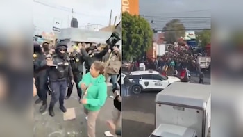 Unidades dañadas, trifulcas y detenidos: