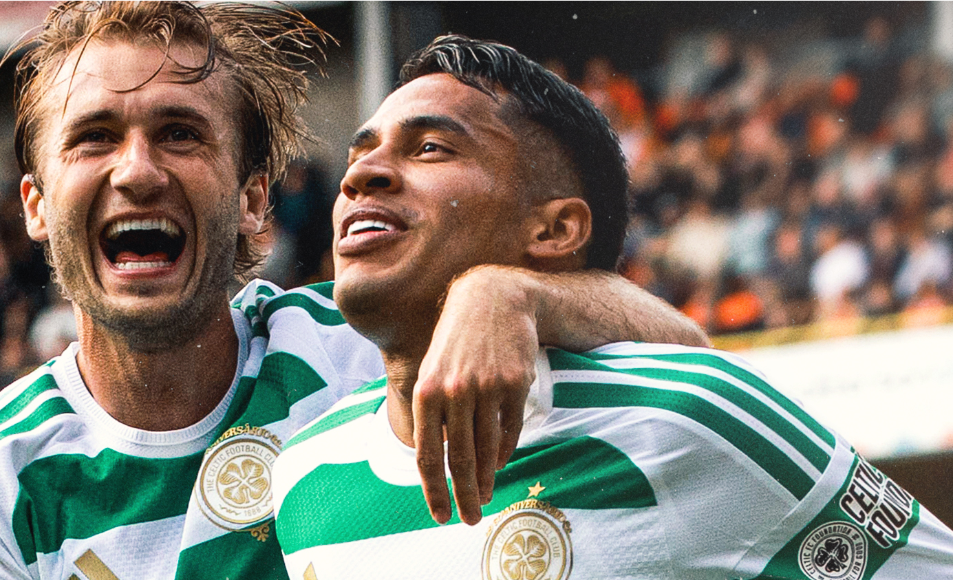 Camilo Durán suma un gol y una asistencia en tres partidos con el Celtic desde su llegada en julio de 2026 - crédito Celtic