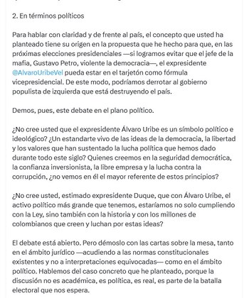 Abelardo De La Espriella volvió