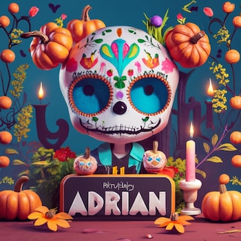 Nombres en 3D con diseños