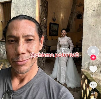 Así lucía el vestido de