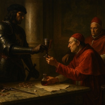 La ilustración representa el momento