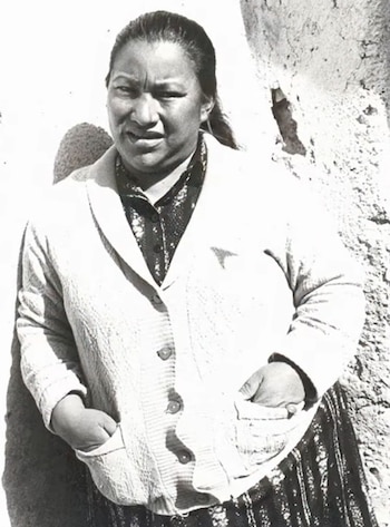 La dirigente boliviana Domitila Barrios