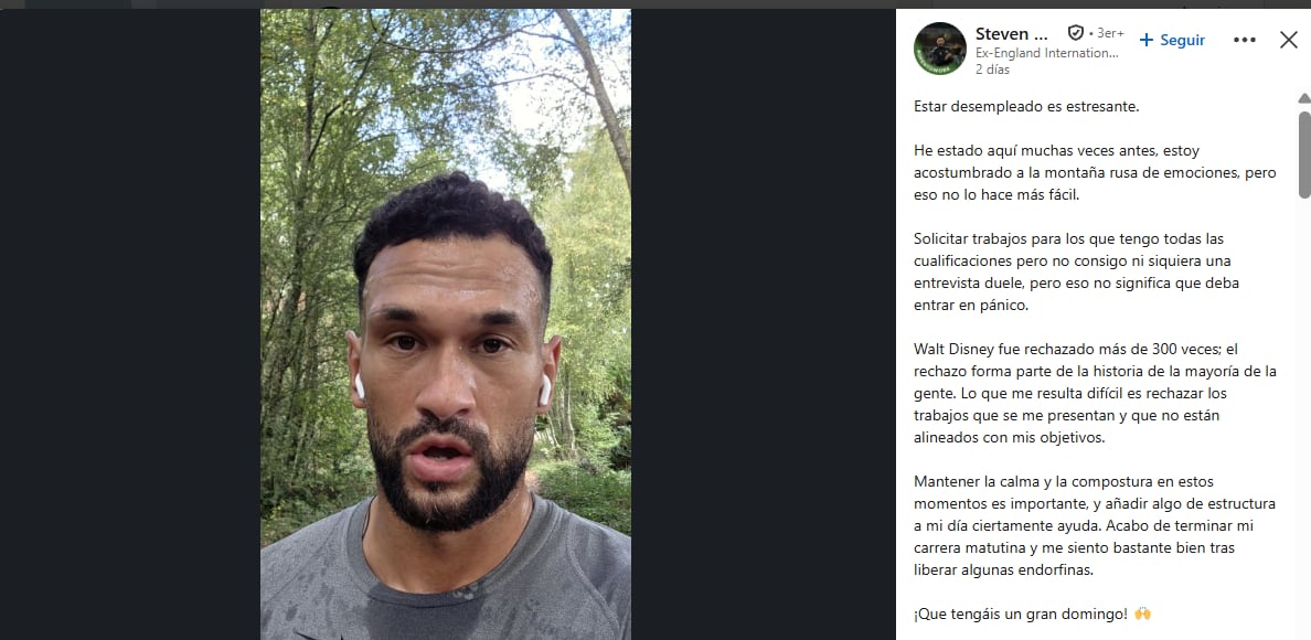 La publicación de Steven Caulker