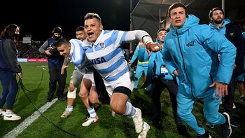 El festejo de Thomas Gallo