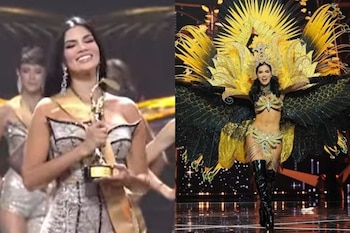 La modelo peruana desfiló un