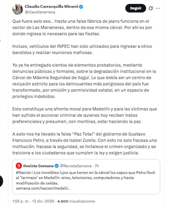 La concejala Claudia Carrasquilla Minami