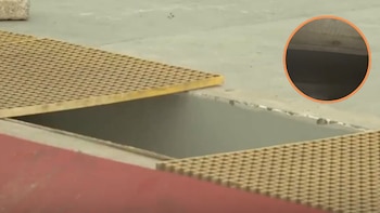 Hermanitas caen por un tragaluz