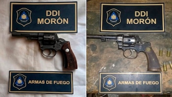 Los efectivos secuestraron dos armas de fuego