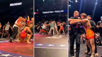 El gesto antideportivo entre dos