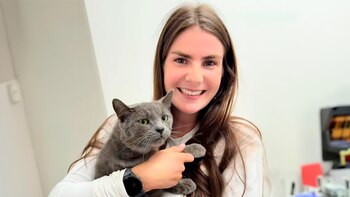 Fiona Begg encontró al gato
