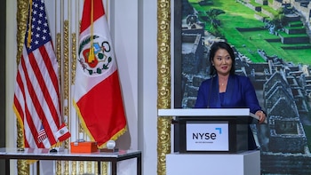 Desde Wall Street, Keiko Fujimori destaca baja inflación, reservas de USD 100 mil millones e invita a invertir en el país: “Perú is here”