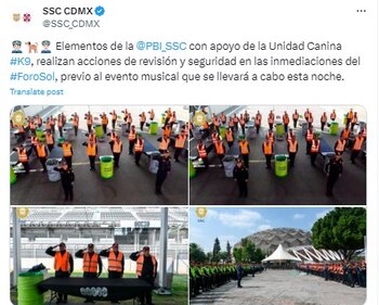 El operativo consta de más