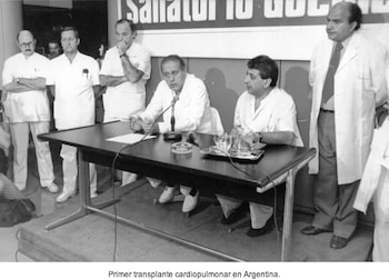 El equipo que realizó el primer trasplante cardiopulmonar en Argentina