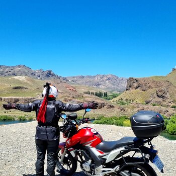 "Mi casco tiene una trenza