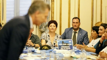 Mauricio Macri recibió en la