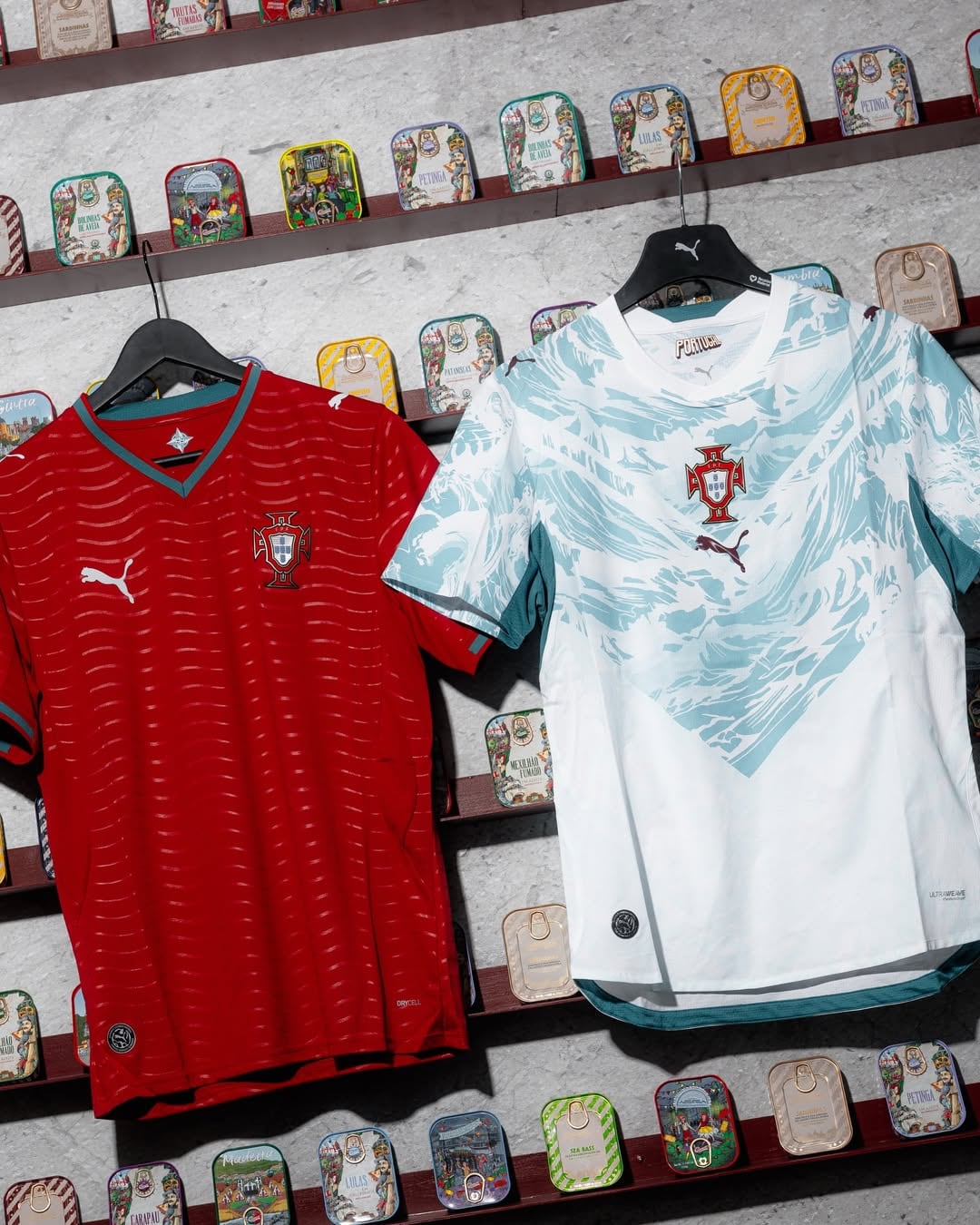 Las dos casacas que utilizará Portugal en el Mundial (Puma)