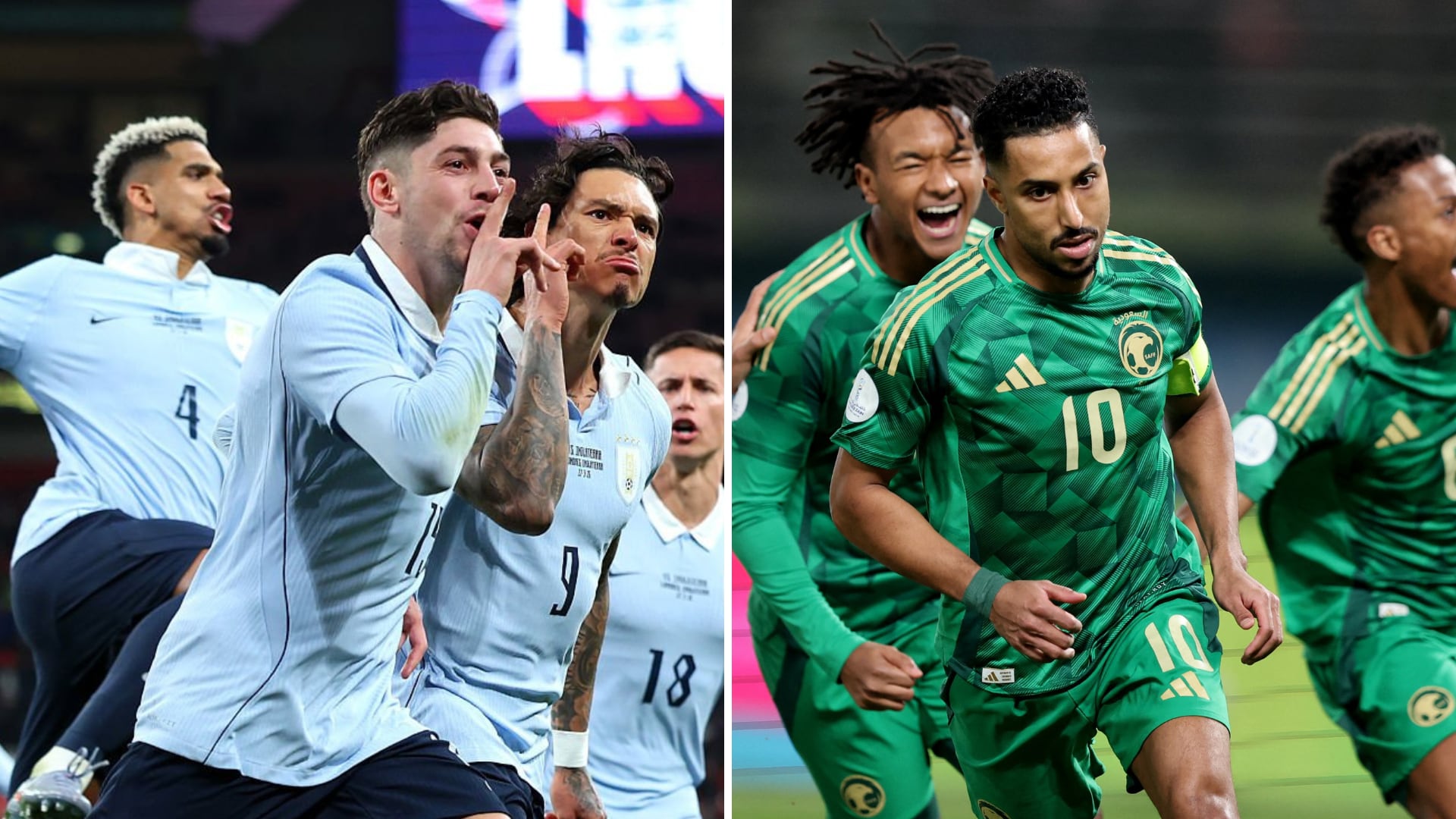 Uruguay y Arabia Saudita inician su camino en el Grupo H del Mundial 2026. Crédito: Agencias