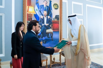 El Salvador y Arabia Saudita dialogaron sobre proyectos bilaterales como la Planta de Generación Eléctrica con Biogás y el saneamiento del río Acelhuate./ (Vicepresidencia de la República)