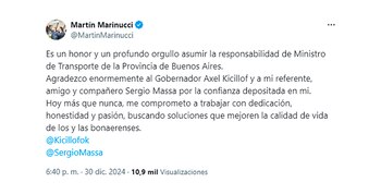 Luego de la renuncia de