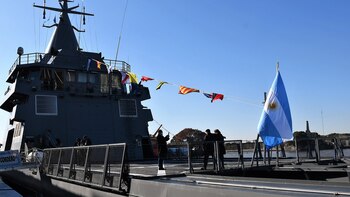 El patrullero oceánico Almirante Cordero