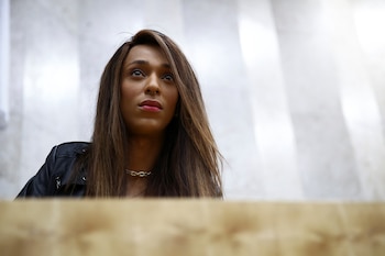 La diputada trans Erika Hilton se convirtió en la mujer más votada para el Congreso en la historia de Brasil. (REUTERS/ARCHIVO)