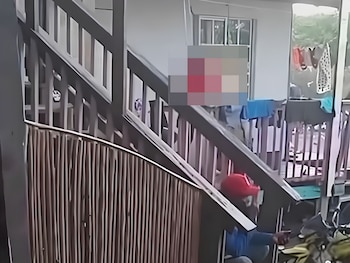 Un video difundido en redes sociales generó indignación por un presunto caso de maltrato infantil en Islas de la Bahía. La menor fue rescatada por personal de la Senaf tras conocerse la denuncia. (Foto: Captura de pantalla)