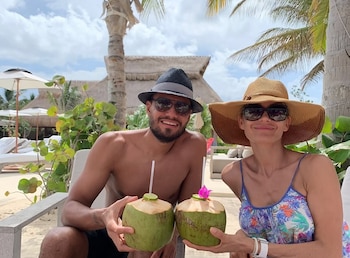 18 años de casados de Eliana Guercio y Sergio Romero