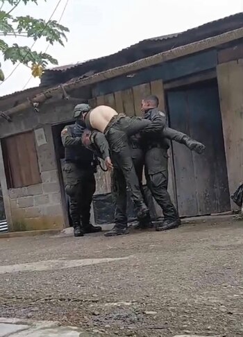 El patrullero fue atendido por