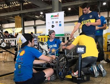 El equipo en un momento