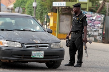 Policía nigeriana. EFE/EPA/GEORGE ESIRI/Archivo