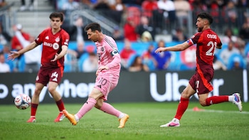 Con un partido brillante de Messi, Inter Miami le ganó 4-2 a Toronto FC por la MLS
