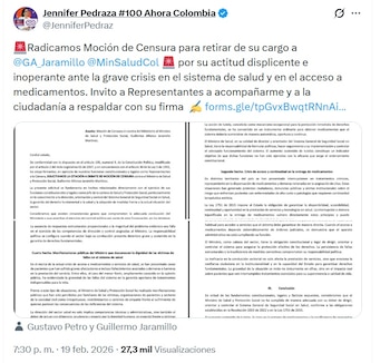 Mientras el ministro Jaramillo estaba