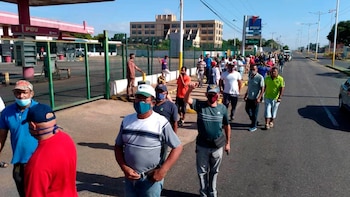 Las protestas en Anzoátegui (@ElPitazoTV)