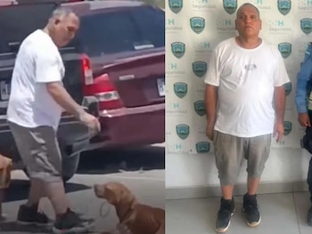 La Policía Nacional capturó al hombre señalado de presuntamente arrastrar a un perro con su vehículo en Choloma, Cortés. (Foto: Redes sociales)
