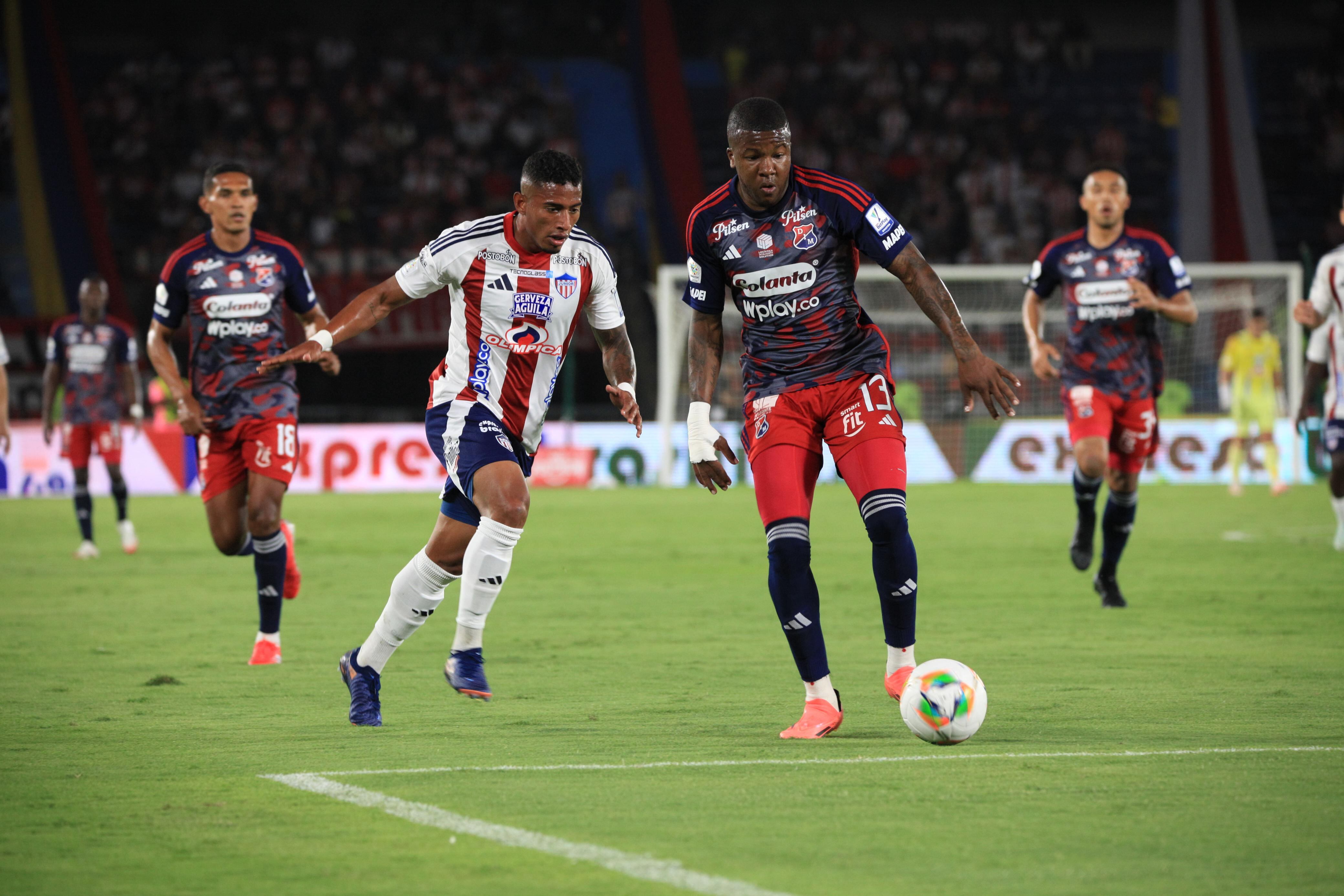 El partido Junior de Barranquilla vs. Medellín, fue uno de los que cambió de horario para la tercera fecha de cuadrangulares en la Liga BetPlay - crédito Colprensa