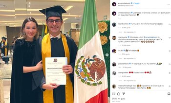 Ernesto D'Alessio junto a su