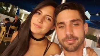 Nicole Langesfeld y su marido