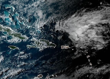 Nubes densas y lluvias intensas afectan varias provincias de República Dominicana, según el pronóstico del Instituto Dominicano de Meteorología. (Cortesía: Instituto Dominicano de Meteorología)