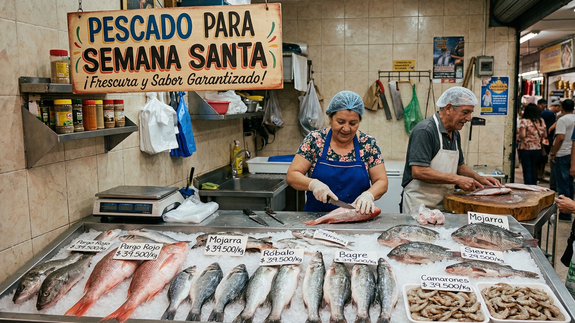 El pargo rojo fue la especie que más se encareció en el último año, con un alza de 26,48% en el precio por kilo, al pasar de $35.827 a $45.313, según datos del Sipsa del Dane- crédito Visuales IA