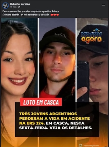 La despedida de un familiar