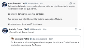 Andrés Forero se pronunció tras extenso mensaje de Petro - crédito @petrogustavo/X