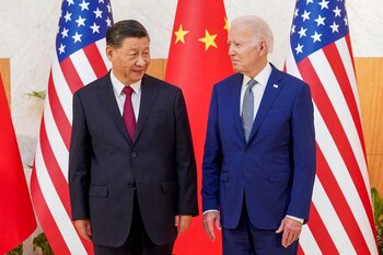 Xi Jinping y Joe Biden