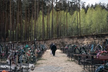 Cementerio de Irpin, adonde están