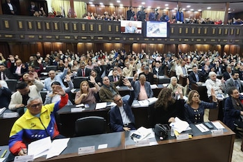Legisladores en la Asamblea Nacional