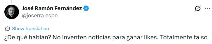 Los conflictos entre ambos continúan en la actualidad. (TW José Ramón Fernández)