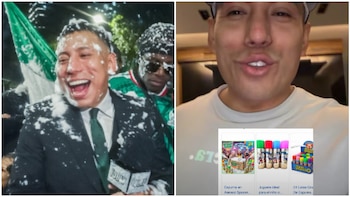 Yulay casi pierde la vista por espuma en festejos del Ángel tras México vs Chequia: “Estuve a nada”
