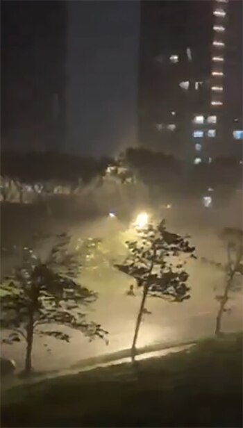 Tifón danas en Taiwan