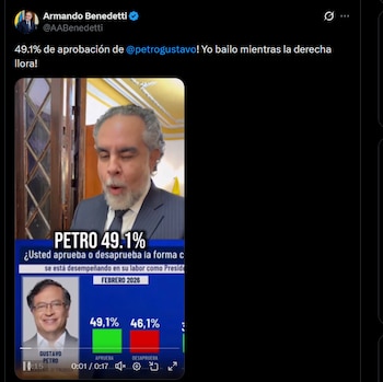 Armando Benedetti, ministro del Interior,