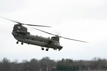 Helicóptero Chinook de la Royal